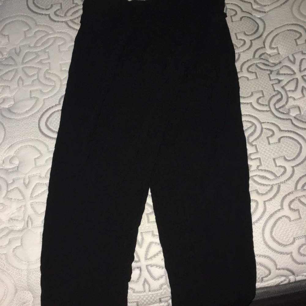 Loose black pants